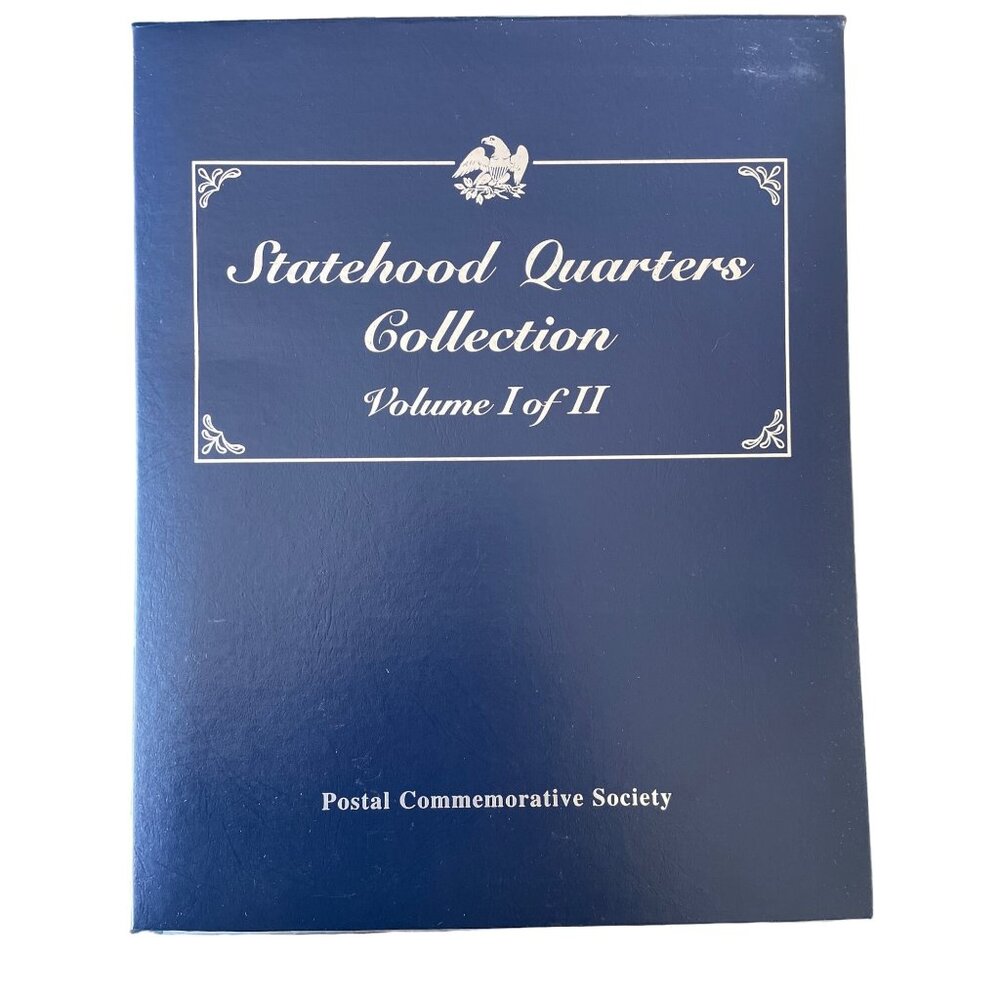 Statehood Quarters Collection Album Vol I of II Postal Commemorative Society